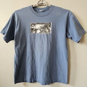 Train 2001 Jupiter Tour T-Shirt Men's‎ Size Large Y2K Vintage Shirt Tee Blue